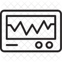Ecg Maquina Monitor Ícone