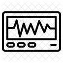 Monitor de ecg  Ícone