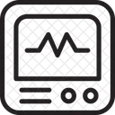 Monitor de ecg  Ícone