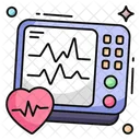 Monitor de ecg  Ícone