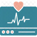 Monitor De Ecg Ecg Monitor Ícone