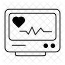 Monitor de ecg  Ícone
