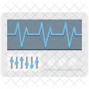 Monitor De Ecg Electrocardiograma Ecg Icono