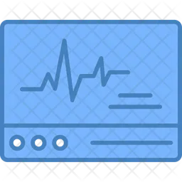 Monitor ecg  Icono