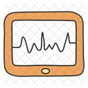 Monitor De Ecg Eletrocardiograma Eletrocardiograma Ícone