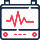 Monitor de ecg  Ícone