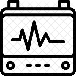 Monitor de ecg  Ícone