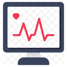 Monitor de ecg  Ícone