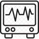 Monitor ecg  Icono