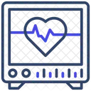 Monitor de ecg  Ícone