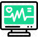 Monitor de ecg  Ícone