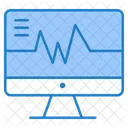 Monitor ecg  Icono