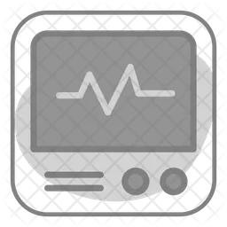 Monitor de ecg  Ícone