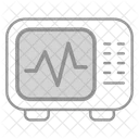 Monitor De Ecg Ecg Monitor Ícone