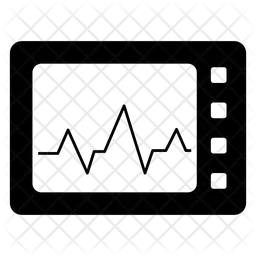 Monitor ecg  Icono
