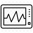 Monitor de ecg  Ícone