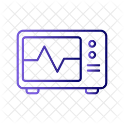 Monitor ecg  Icono