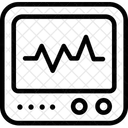 Monitor ecg  Icono