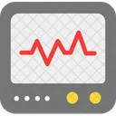 Monitor de ecg  Ícone