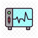 Monitor ecg  Icono