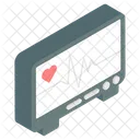 Monitor de ecg  Ícone