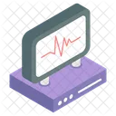 Monitor de ecg  Ícone