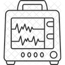 Monitor de ecg  Ícone