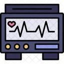 Monitor de ecg  Ícone