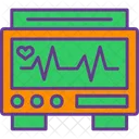 Monitor de ecg  Ícone