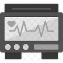 Monitor de ecg  Ícone