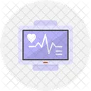 Monitor ecg  Icono