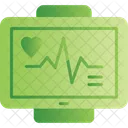 Monitor de ecg  Ícone