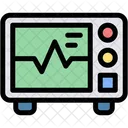 Monitor de ecg  Ícone