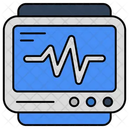 Monitor de ecg  Ícone