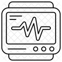 Monitor de ecg  Ícone