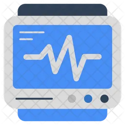 Monitor ecg  Icono