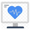 Monitor de ecg  Ícone