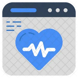 Monitor de ecg  Ícone