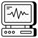 Monitor de ecg  Ícone