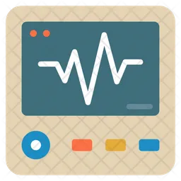 Monitor de ecg  Ícone