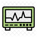 Monitor ecg  Icono