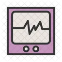 Monitor de ecg  Ícone