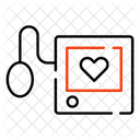 Monitor ecg  Icon
