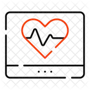 Monitor ecg  Icon