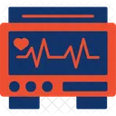 Monitor ecg  Icono