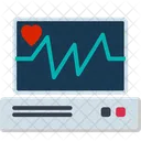 Monitor ecg  Icono