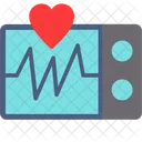 Monitor ecg  Icono