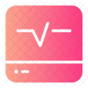 Monitor de electrocardiograma  Icono