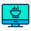 Monitor Food Online Food Icon