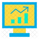 Monitor Grafico Analise Web Sistema De Monitoramento On Line Ícone